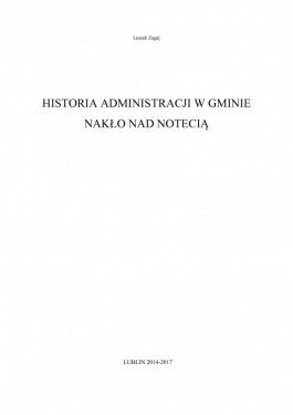 Publikacja Historia administracji w Gminie Naklo nad Notecia strona 1